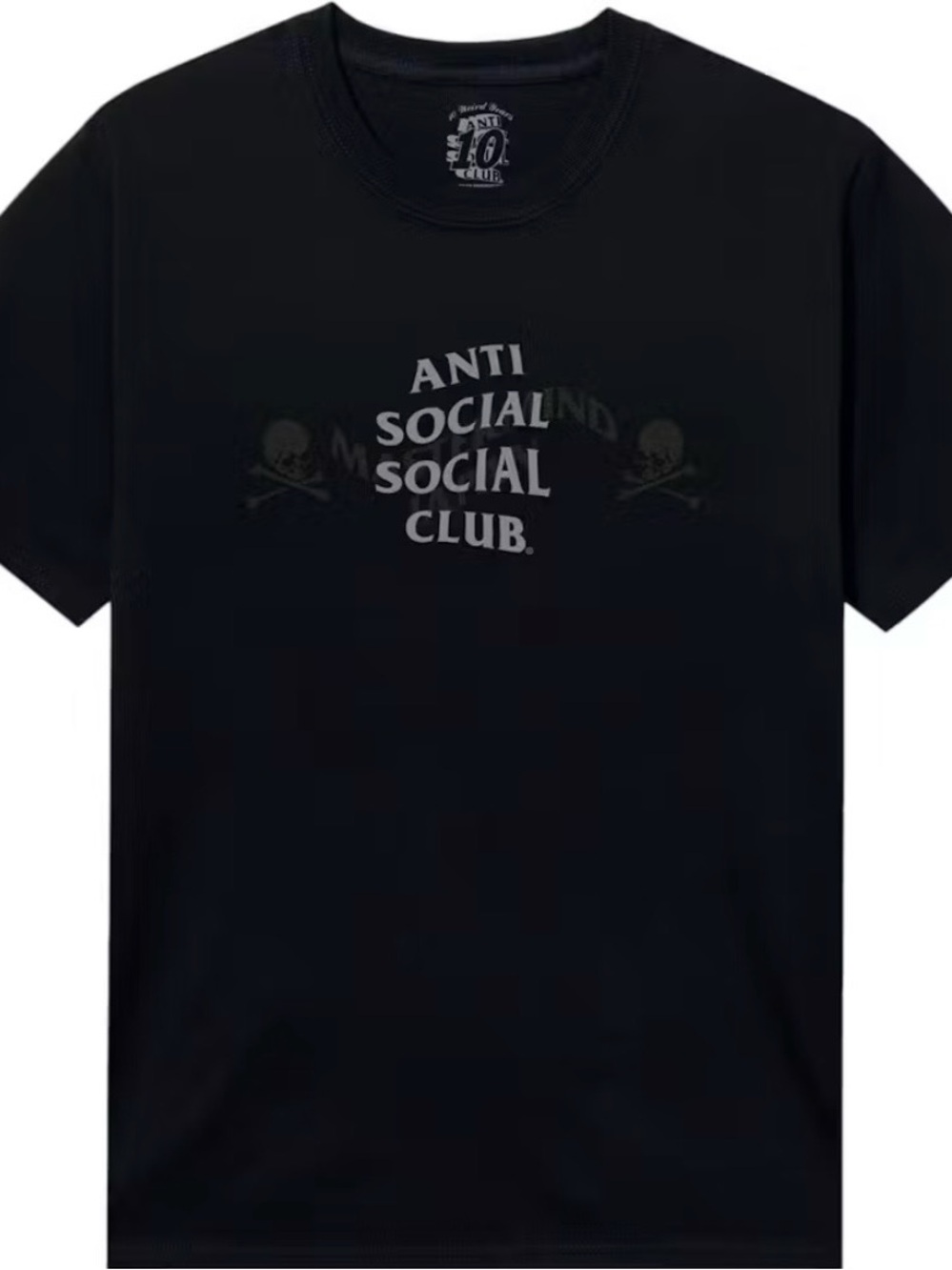 Anti Social Social Club Black Tee x Mastermind